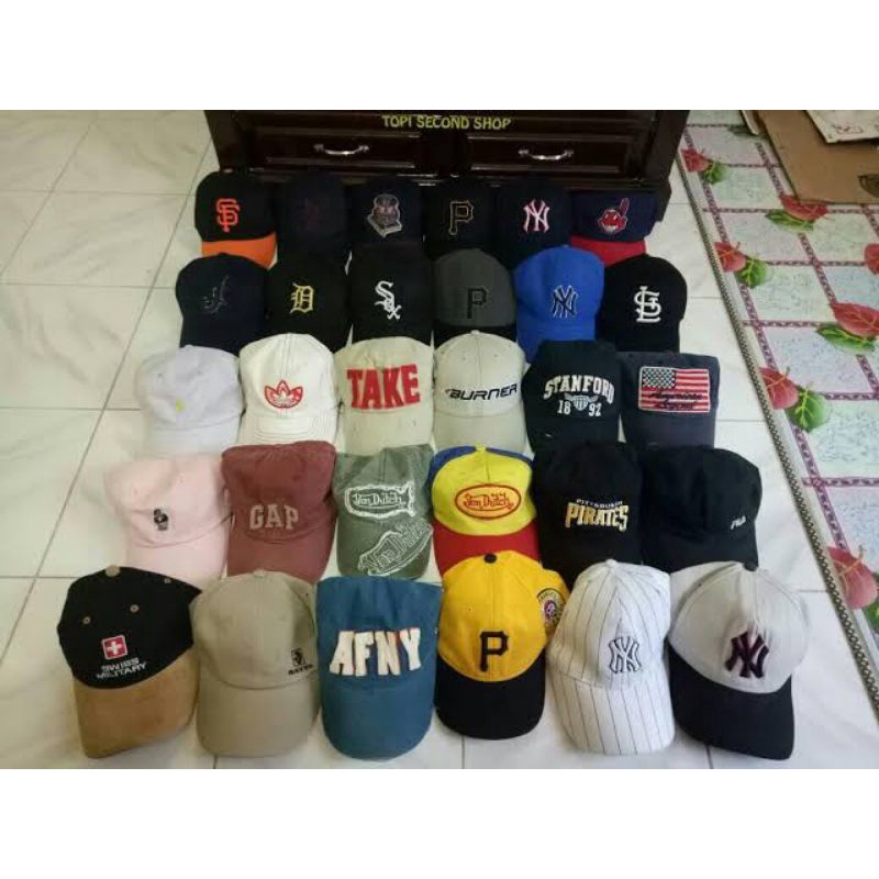 Jual TOPI SECOND BRANDED ORIGINAL - RANDOM | Shopee Indonesia