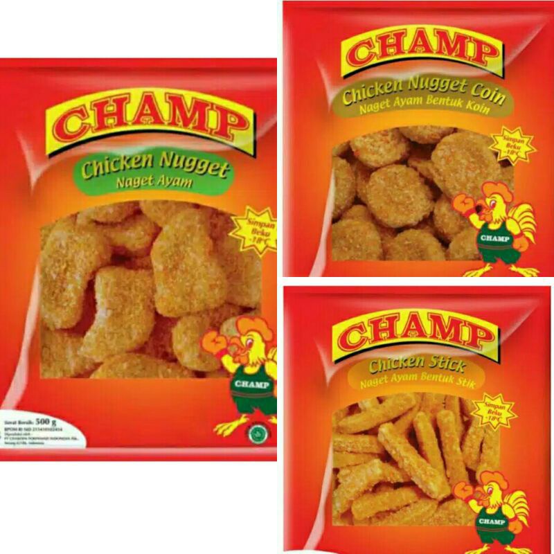 Jual Champ Chicken Nugget Gr Nuget Ayam Shopee Indonesia