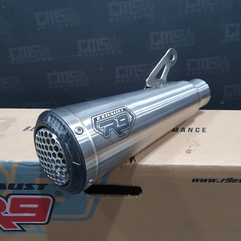 Jual Knalpot Racing R9 Delta Series Stainless Honda PCX 160 Vario 160 ...