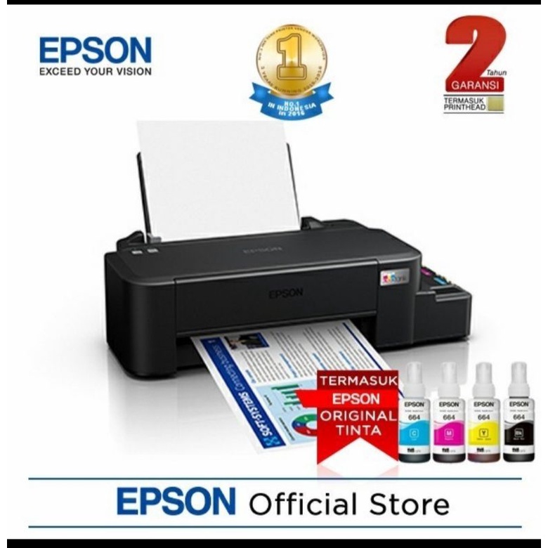 Jual Printer Epson L121 Pengganti Epson L120 Include Tinta Original Shopee Indonesia 3740