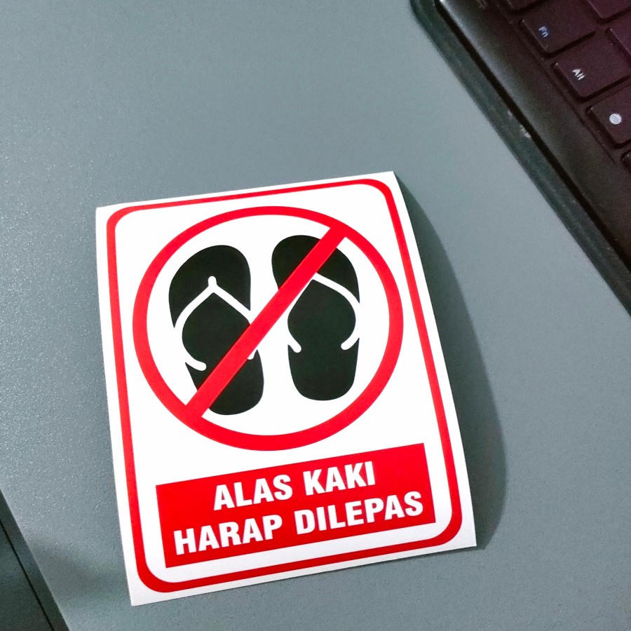 Jual Stiker Alas Kaki Harap Dilepas Sticker Label Shopee Indonesia