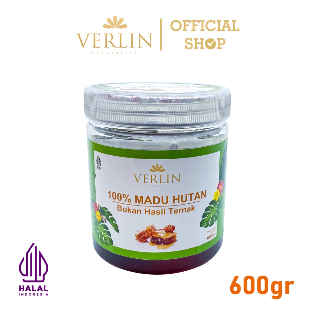 Jual Verlin 100% Madu Hutan Murni Bukan Hasil Ternak 600gr & 250gr ...