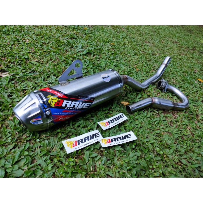 Jual Knalpot Racing KLX150, CRF 150, WR155 BRAVE EXHAUST ORIGINAL ...