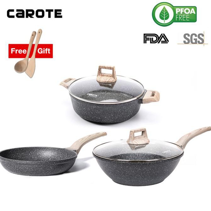 Jual Jual Carote Grill Pan 3 In 1 Anti Lengket 28 Cm di Seller