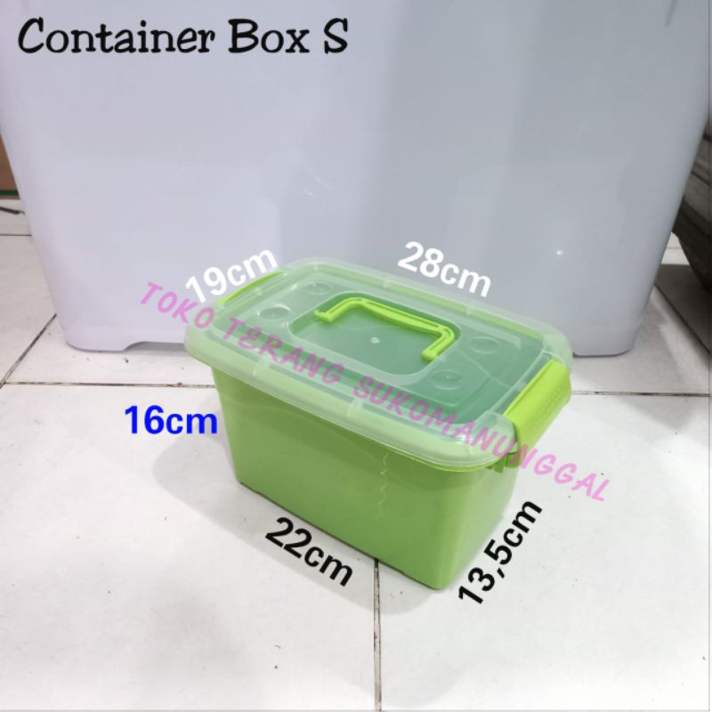 Jual BOX CONTAINER S 6lt / TEMPAT PENYIMPANAN BARANG SERBAGUNA BOX ...