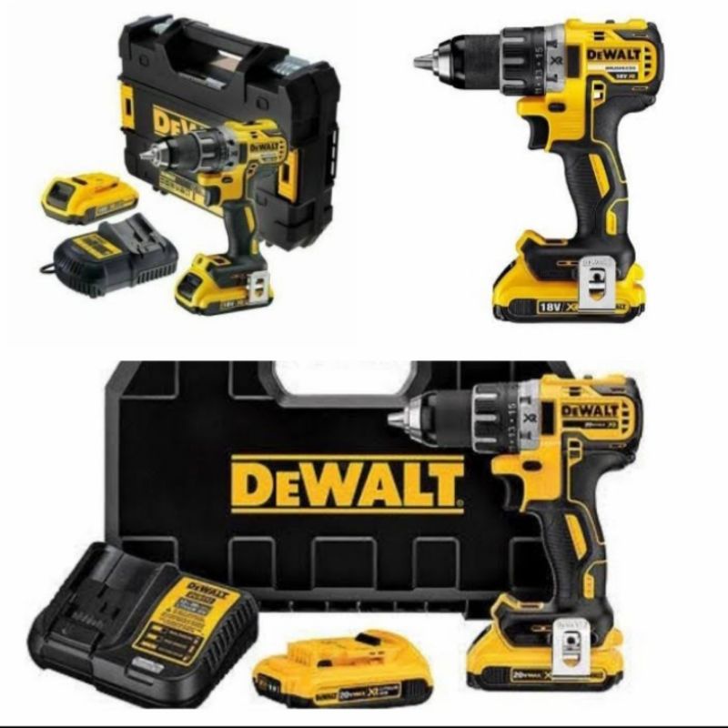 Jual Mesin Bor 18V Dewalt DCD791D2-B1 XR Lion Brushless Drill Driver 2 ...