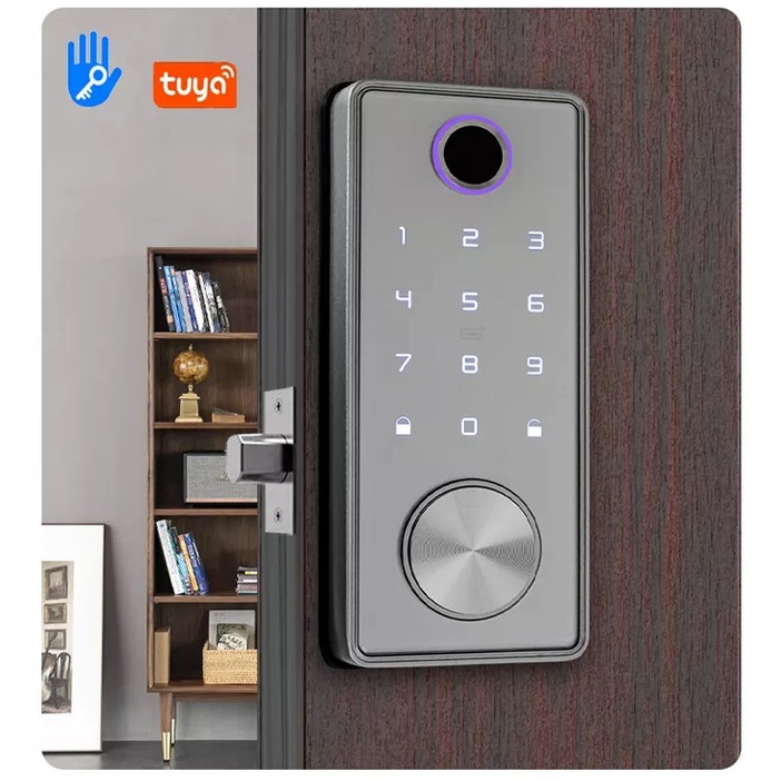 Jual BERMAT Deadbolt Smart Door Lock Pintu Otomatis Fingerprint ...