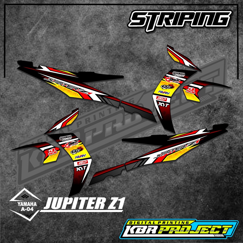 Jual [COD] Stiker JUPITER striping JUPITER Z1 motor YAMAHA motor ...