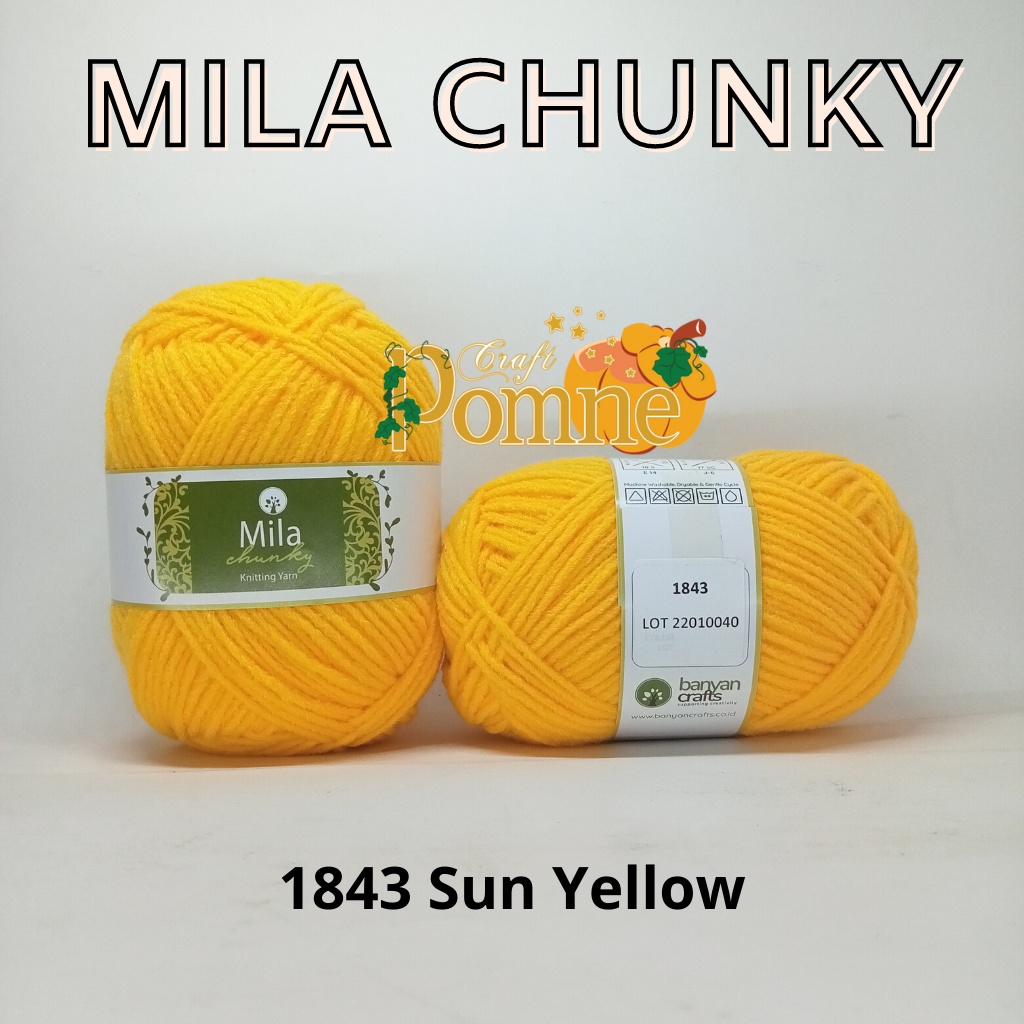 Jual Benang Rajut Mila Chunky Acrylic Braided Yarn Shopee Indonesia