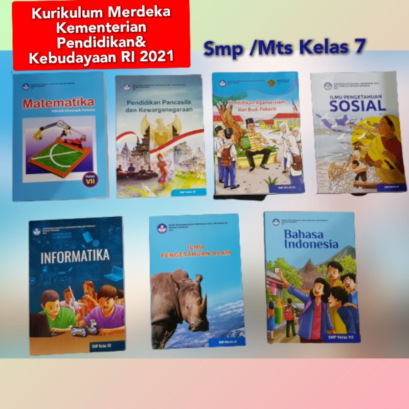 Jual Kurikulum Merdeka Smp/Mts Kelas 7 Kemendikbud Riset & Teknologi RI ...