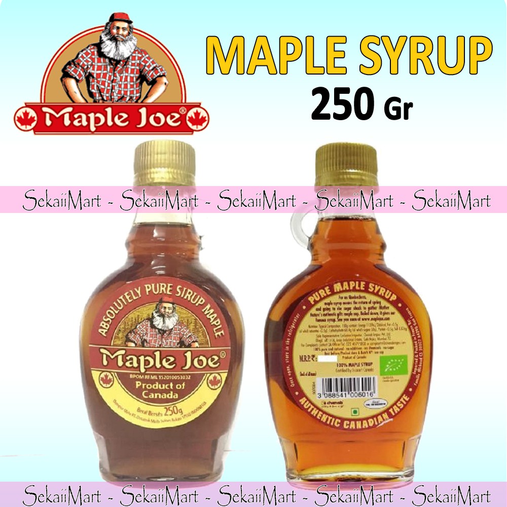 Pure Maple Syrup 250Gr - MAPLE JOE wholesaler