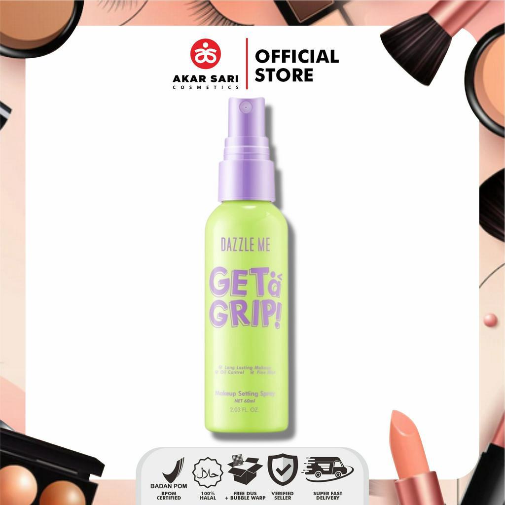 Jual Dazzle Me Get A Grip Makeup Setting Spray Mengunci Makeup Tahan 12 Jam 60 Ml Shopee 0408