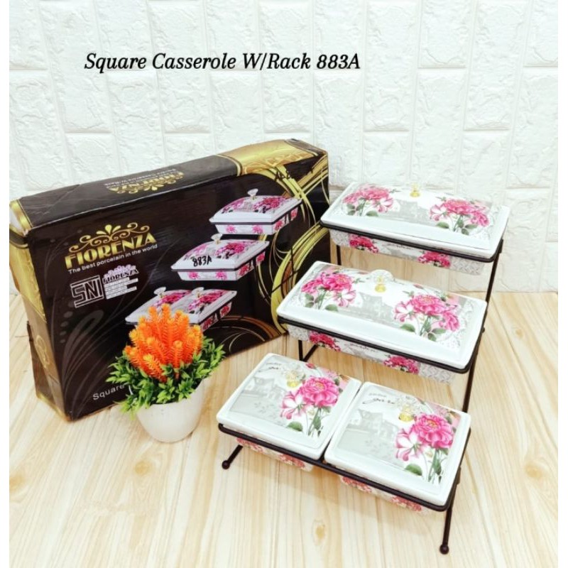 Jual Rak Fiorenza Square Casserole | Shopee Indonesia
