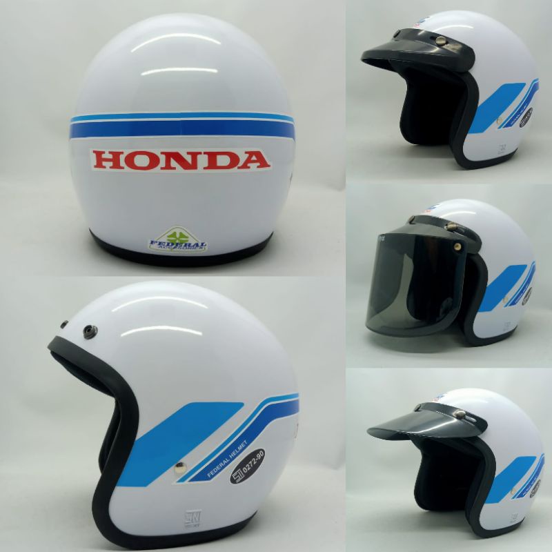 Jual Helm GL Series Helm Custom Honda Jadul Shopee Indonesia