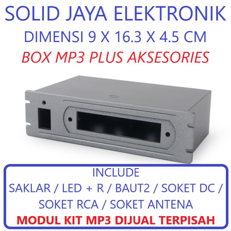 Jual BOX MODUL MP3 MP5 PLUS AKSESORIES ACCESORIES ACC SAKLAR LED SOKET ...