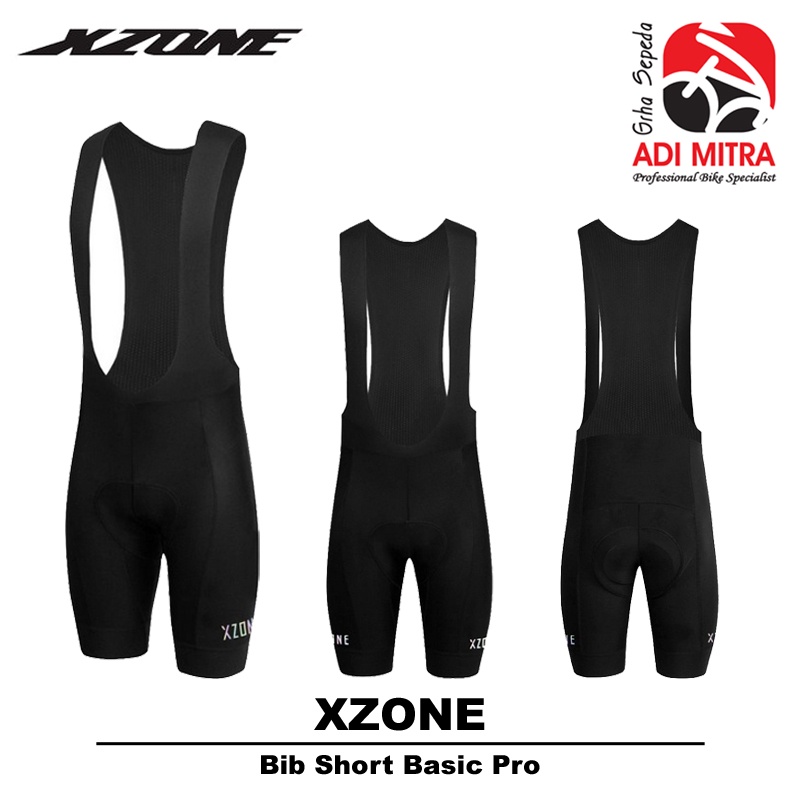Jual Xzone Bib Short Basic Pro Bib Sepeda | Shopee Indonesia