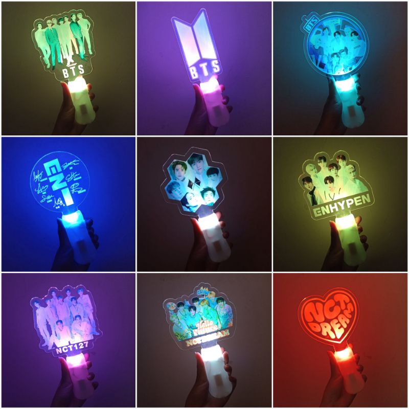 Jual Lightstick Fanmade K-Pop BTS ENHYPEN NCT DREAM EXO READY STOCK ...