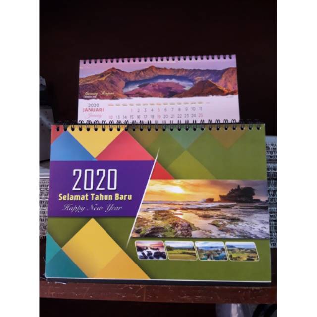 Jual Kalender Meja Jumbo Pemandangan Alam Indonesia tahun 2020 | Shopee
