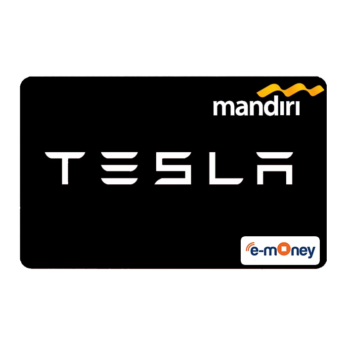 Jual Emoney Mandiri Tesla Type Car Hitam Kartu Keren Etoll Mandiri ...
