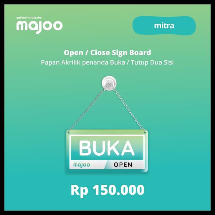 Jual Papan Sign Gantungan Buka Tutup Toko Open Close Shopee Indonesia