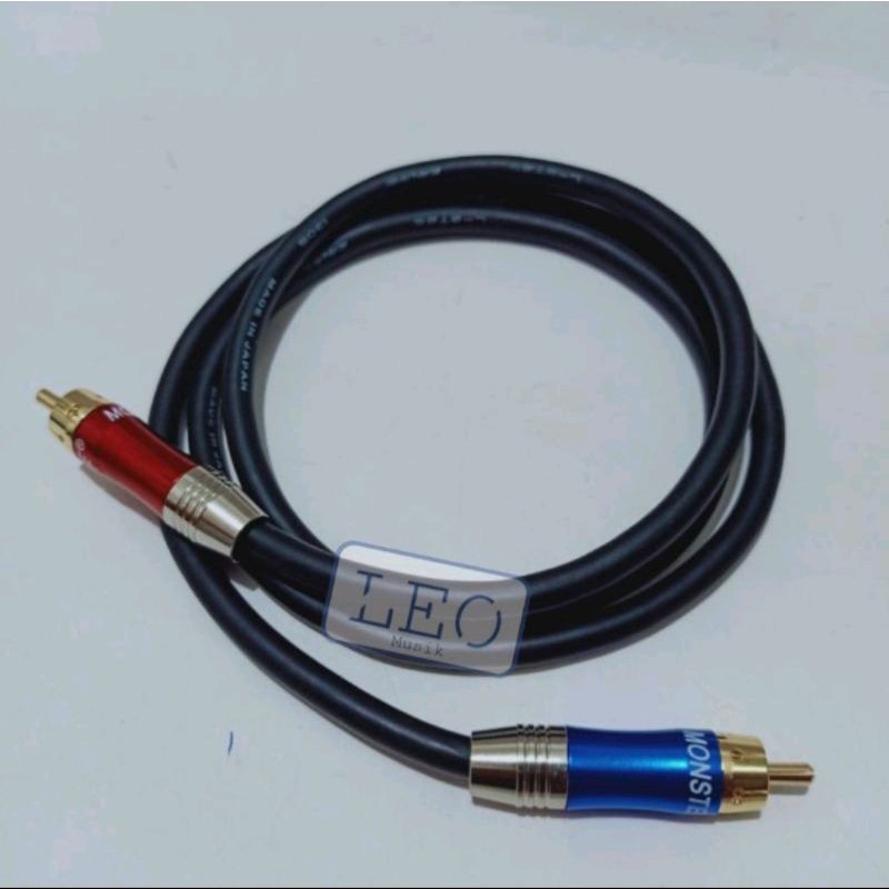 Jual KABEL KONEKTOR JACK AUDIO VIDEO RCA TO RCA MONSTER 3 METER ...