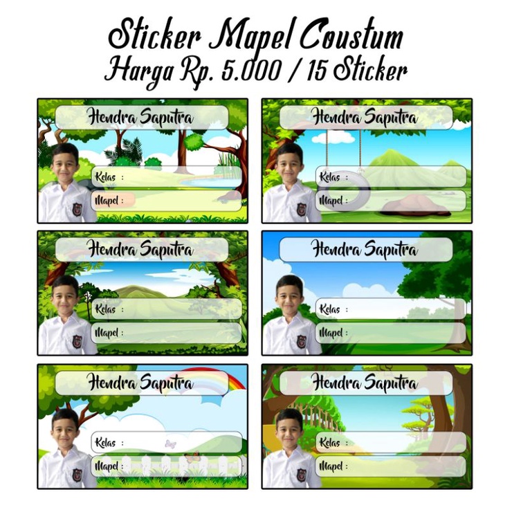 Jual STICKER MAPEL PELAJARAN | Shopee Indonesia