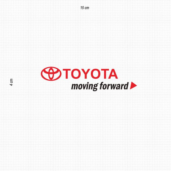 Jual Stiker Mobil Toyota Avanza Moving Forward - Car Decal Sticker ...