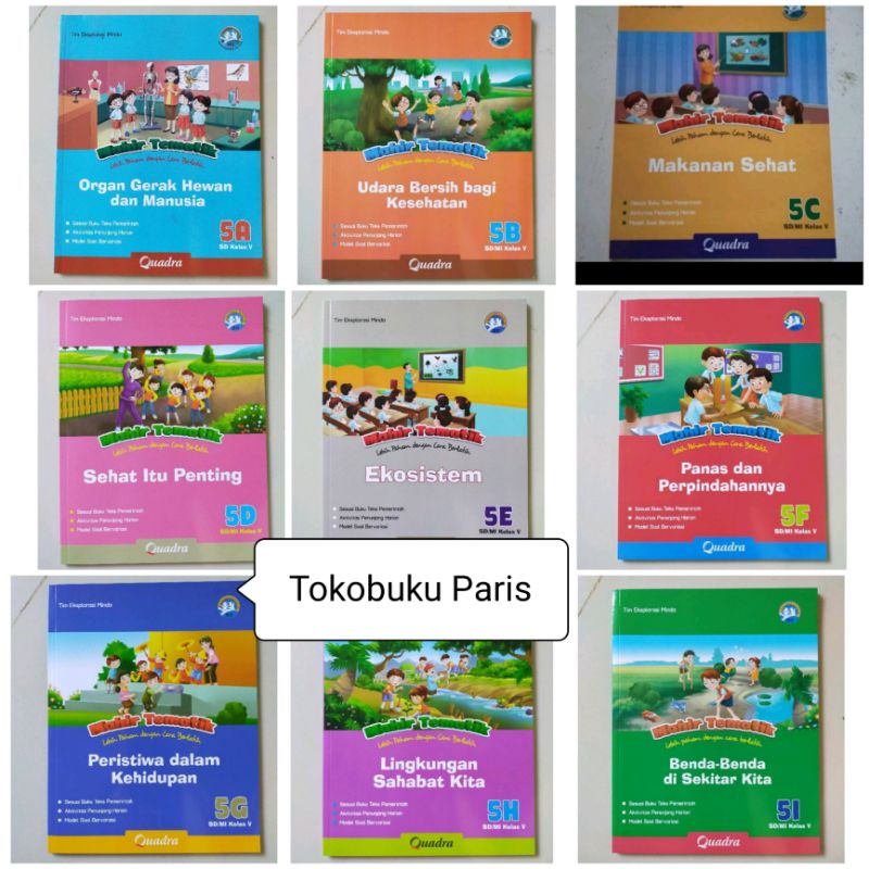 Jual Mahir tematik sd/mi kelas 5A/5B/5C/5D/5E/5F/5G/5H/5I revisi K13 ...