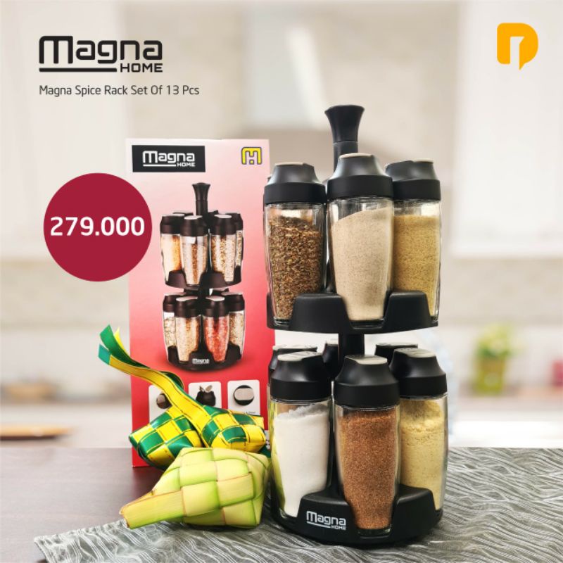 Magna Spice Rack Set Of 13 Pcs