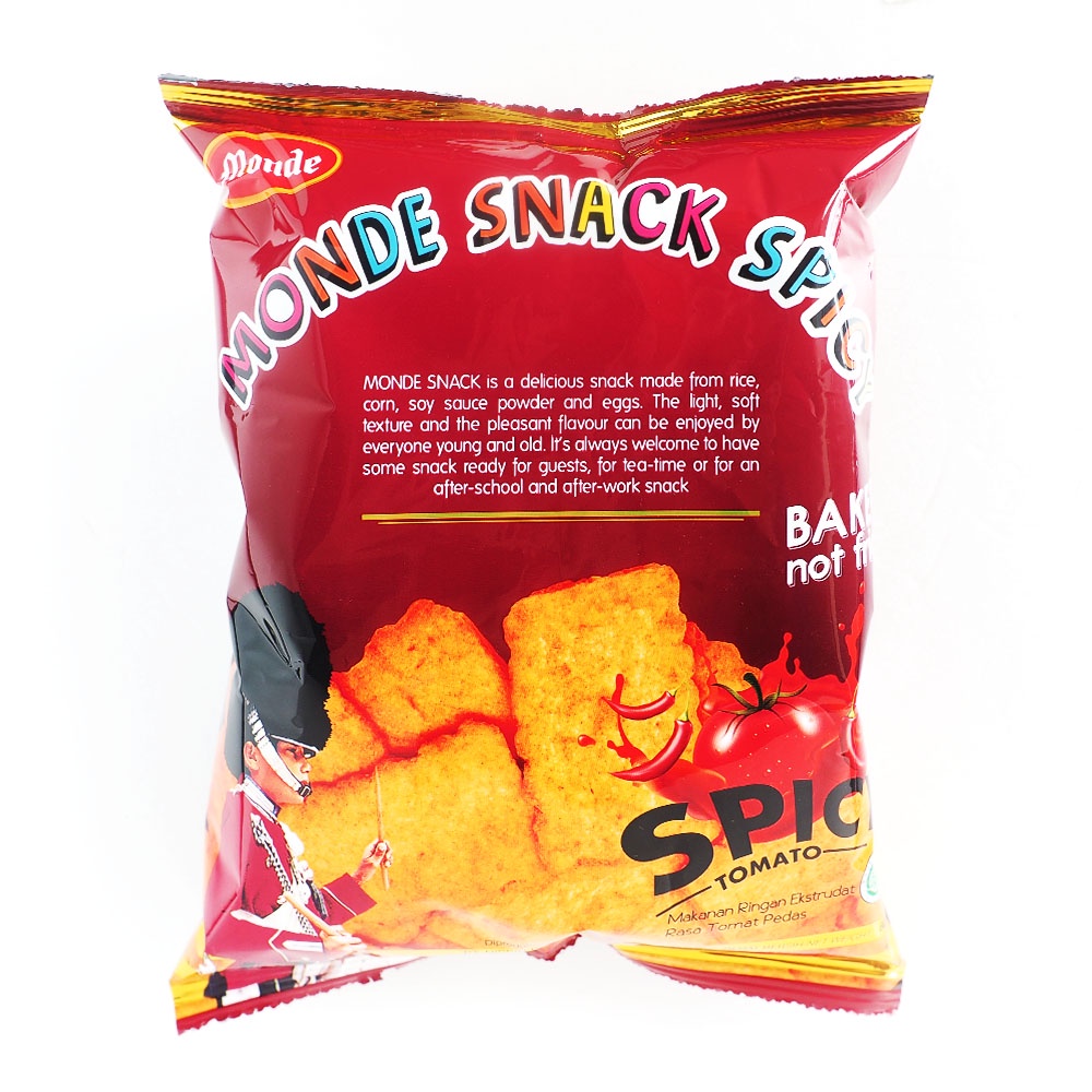 Jual MONDE SNACK SPICY TOMATO 50GRAM | Shopee Indonesia