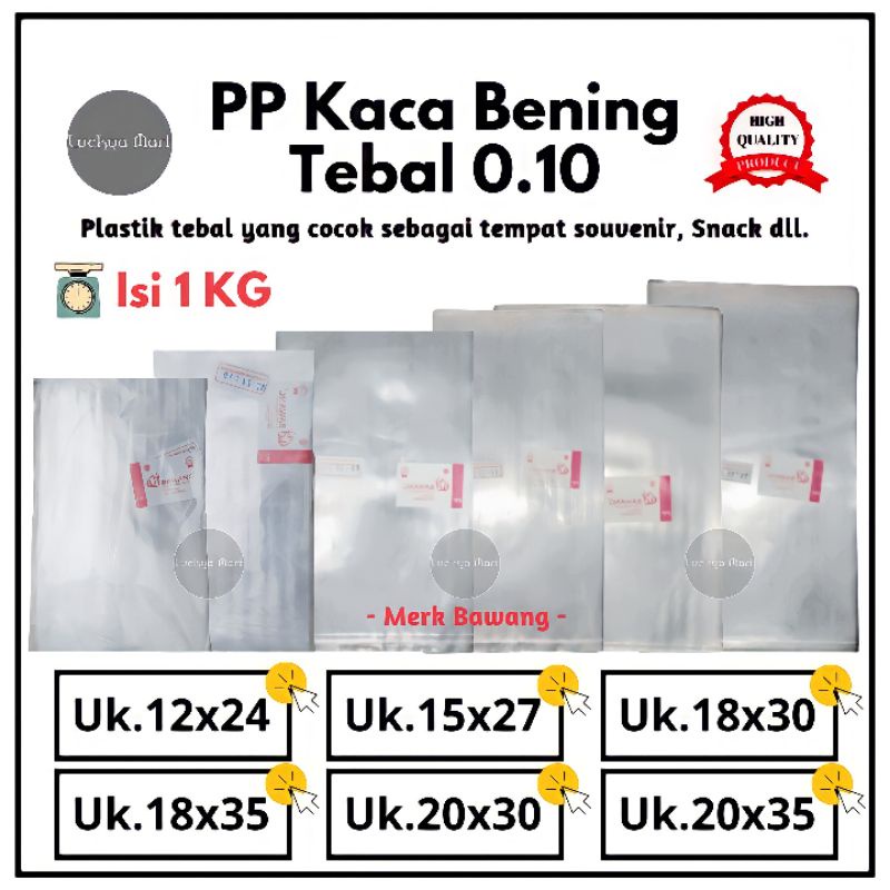 Jual Plastik PP Bening Tebal 010 - Plastik Pp Mika/kaca Bening Tebal ...