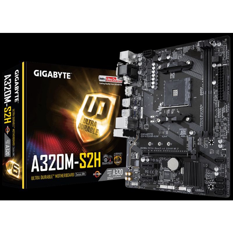 Jual Gigabyte GA-A320M-S2H | Shopee Indonesia
