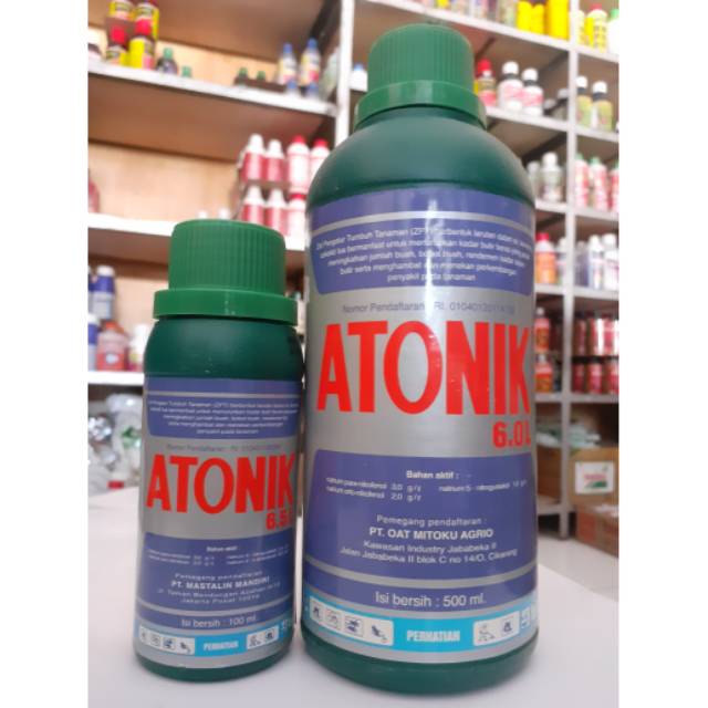 Jual ATONIK 6.0 L ISI 100 ML -500 ML/PUPUK CAIR HORMON ZAT PENGATUR ...