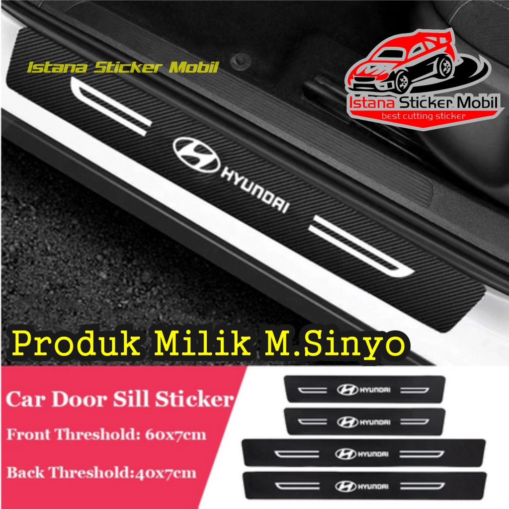 Jual Sticker Pelindung Mobil Hyundai Santafe Tucson Grand Avega Stiker Sillplate Sill Plate