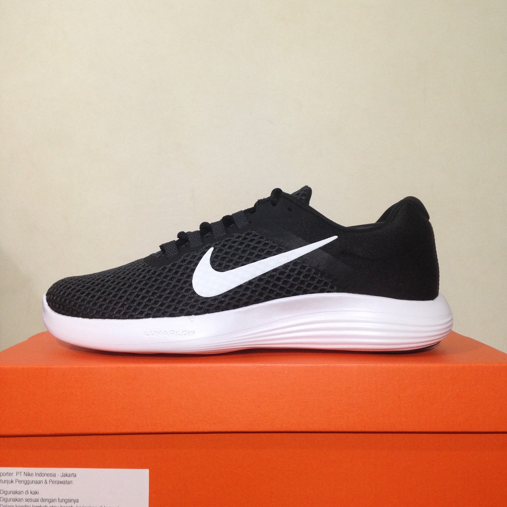 Jual Sepatu Running Lari Nike Lunar Converge 2 Black White 908986 001 Original BNIB Shopee Indonesia