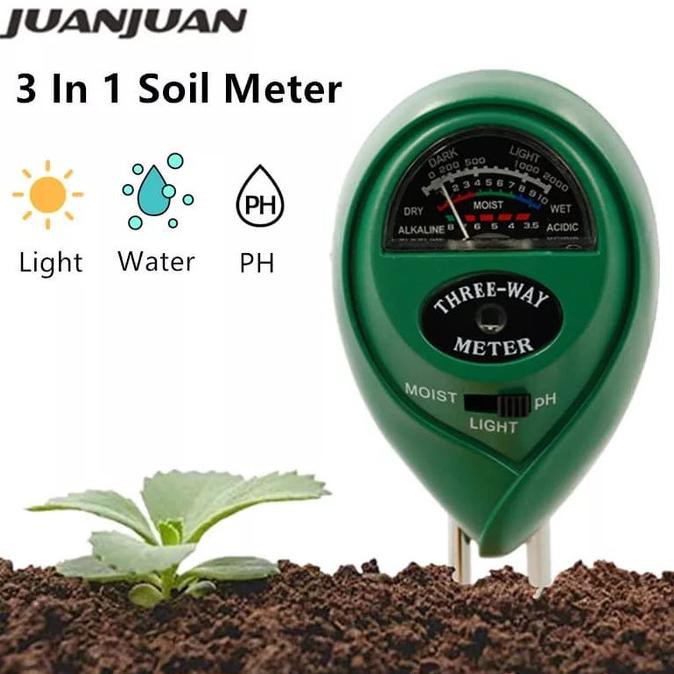 Jual 3IN1 SENSOR SOIL MOISTURE PH LIGHT SENSOR KELEMBAPAN DAN PH TANAH