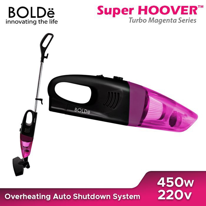 Jual BOLDe Vacuum Cleaner Super Hoover TURBO BLACK MAGENTA ab154