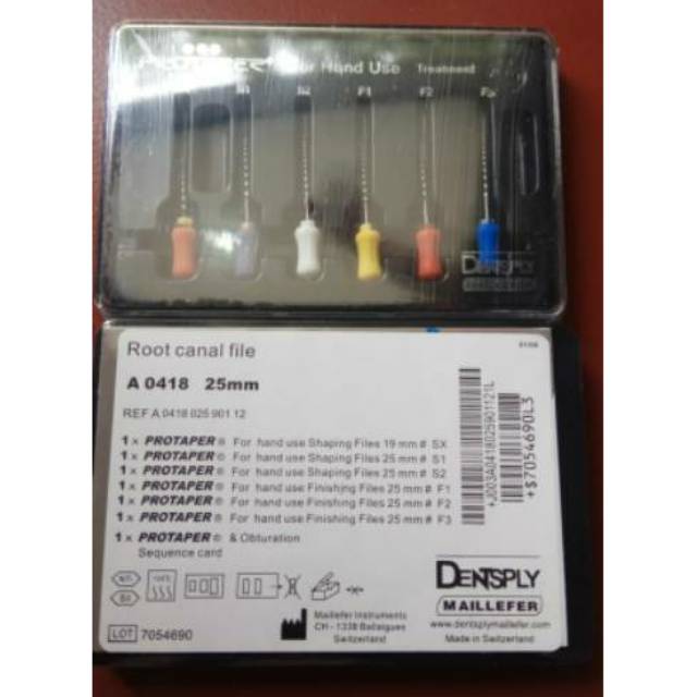 Jual PROTAPER HAND USE DENSTPLY K FILE ENDO Panjang 25mm | Shopee Indonesia