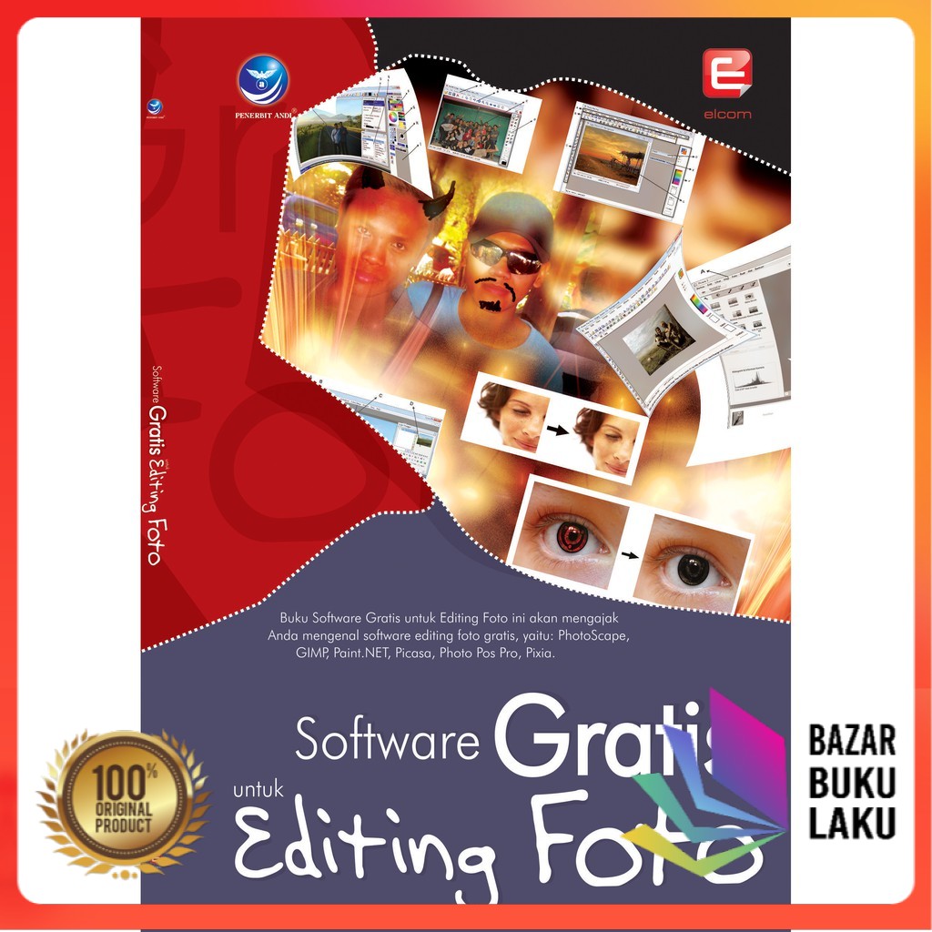 Jual BUKU Software Gratis Untuk Editing Foto | Shopee Indonesia