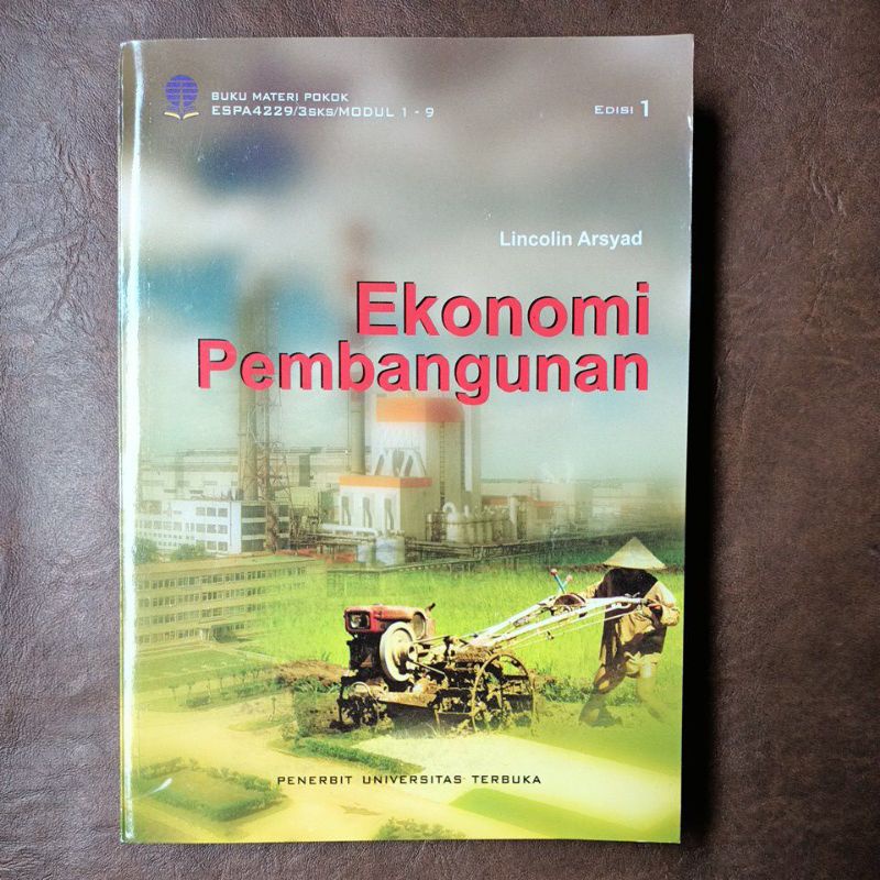 Jual EKONOMI PEMBANGUNAN EDISI 1 ORIGINAL UNIVERSITAS TERBUKA ...