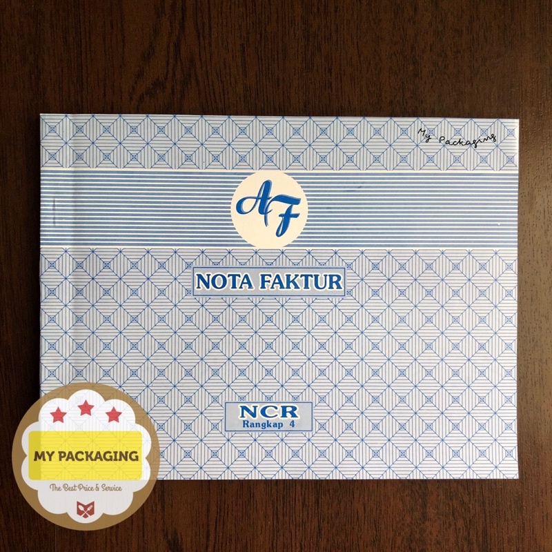 Jual Buku Nota Faktur 1/2 Folio 4 Ply NCR Faktur Rangkap 4 AF | Shopee ...