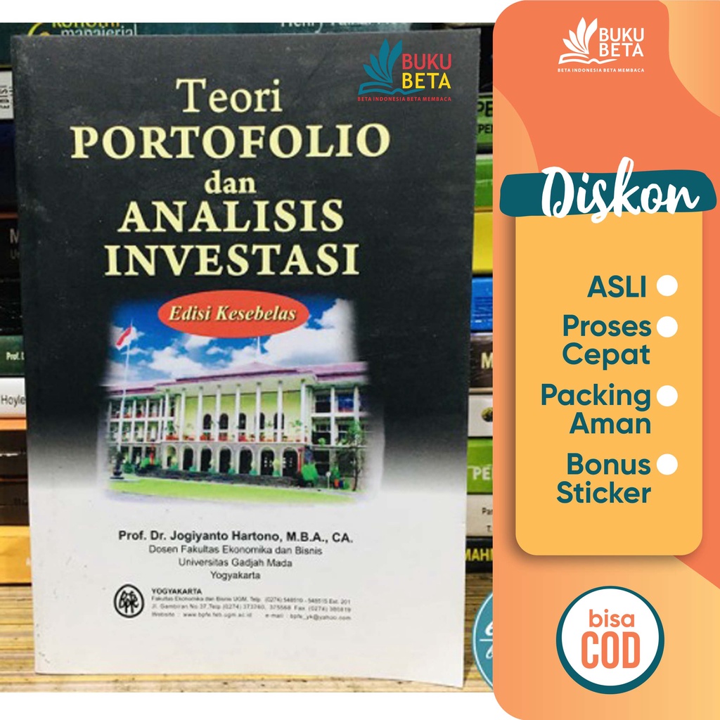 Jual Teori Portofolio Dan Analisis Investasi (Edisi 11) - Jogiyanto ...