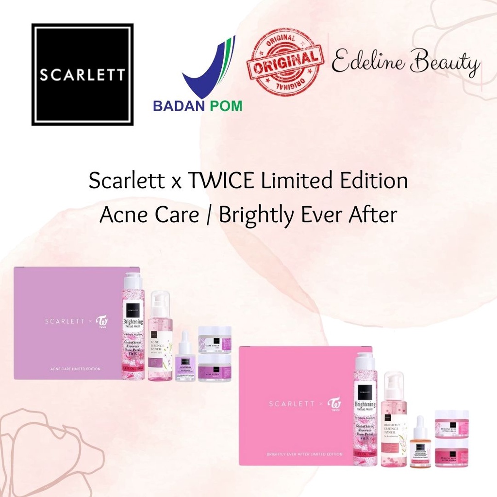 Jual Scarlett X TWICE Acne Care / Brightly Ever After Limited Edition ...