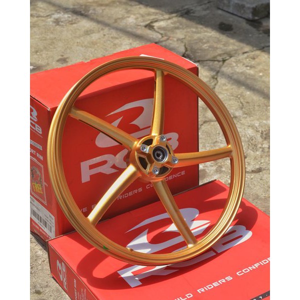 Jual Velg Depan RCB JUPITER VEGA MIO 120 Ring 17 GOLD SP522 Velg Depan ROSSY COPY RCB P5 160 R17