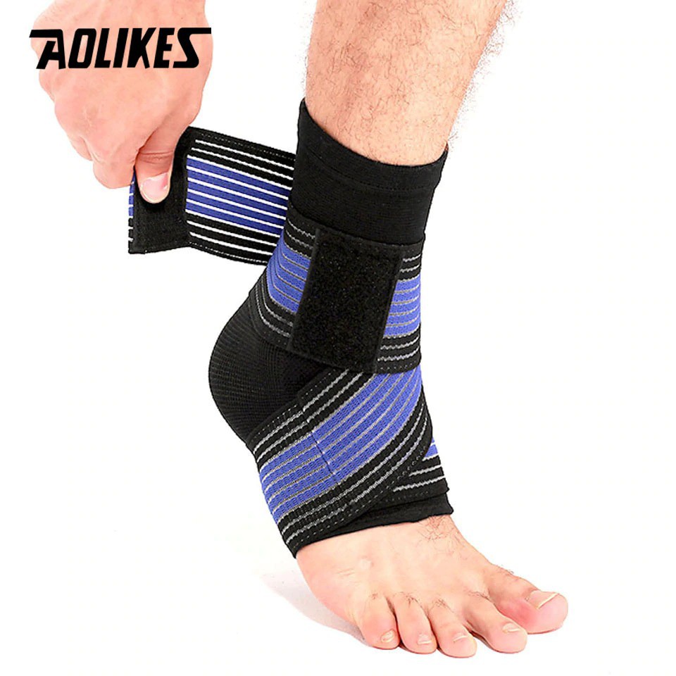 Jual AOLIKES Deker Ankle Compression Wraps Bandages A7528 Elastic Enkle ...