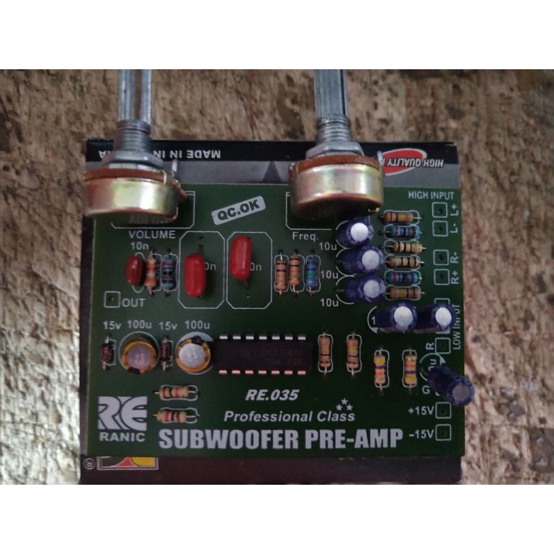 Jual Kit pre amp subwoofer preamp ( 318 ) Shopee Indonesia