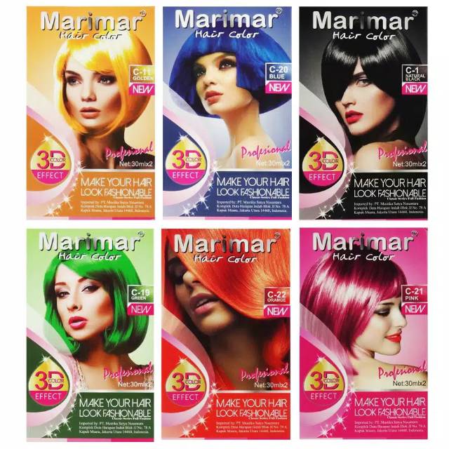 Jual Marimar Semir Rambut/Cat Rambut | Shopee Indonesia