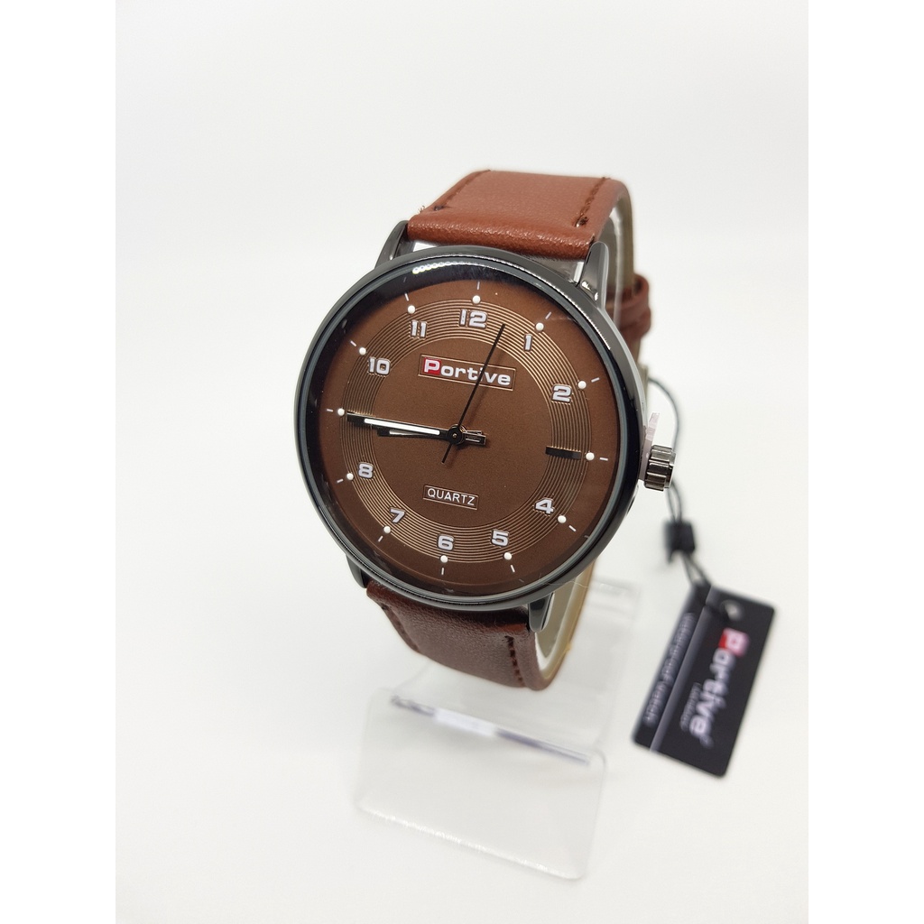 [DK] Jam tangan pria PORTIVE kulit sport anti air high quality P1020 - Main Image