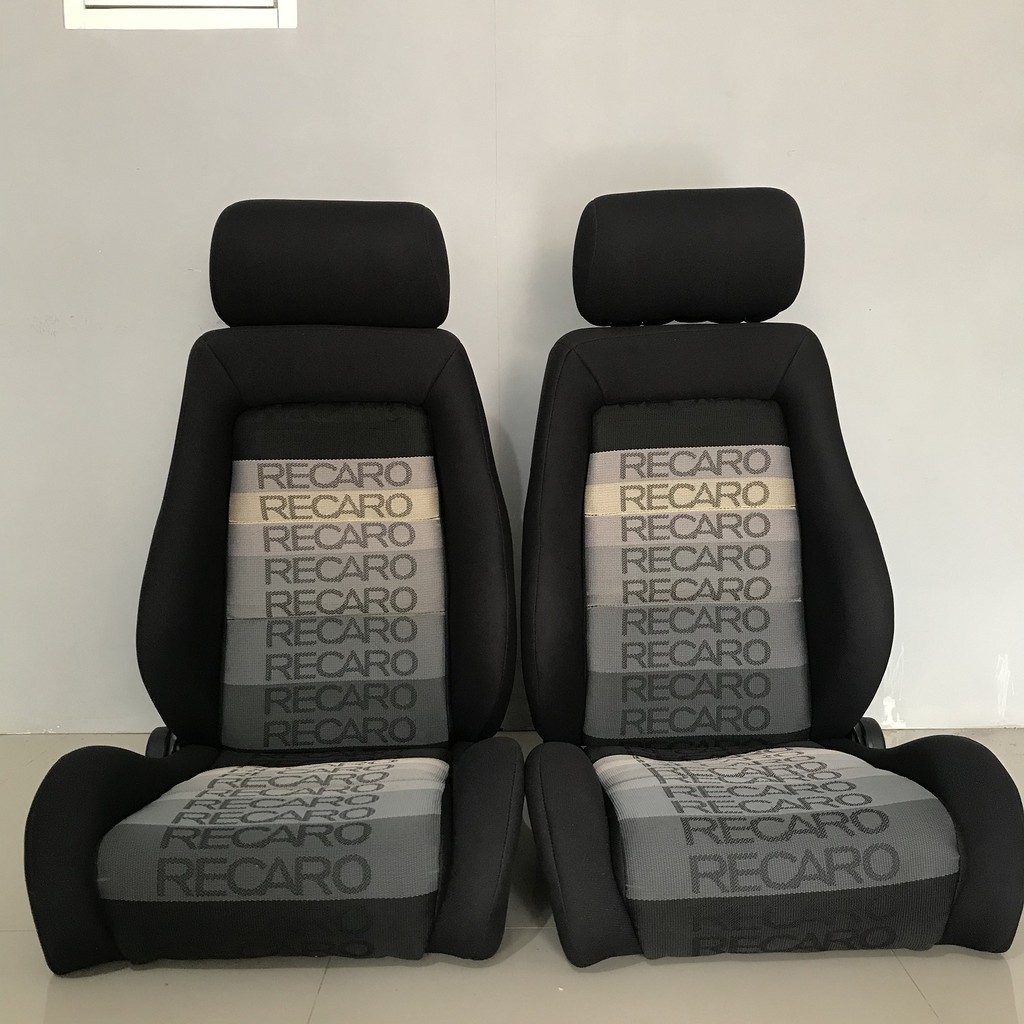 Jual JOK MOBIL RACING REP RECARO LX SPECTRUM HITAM GRADASI CAR SEAT ...