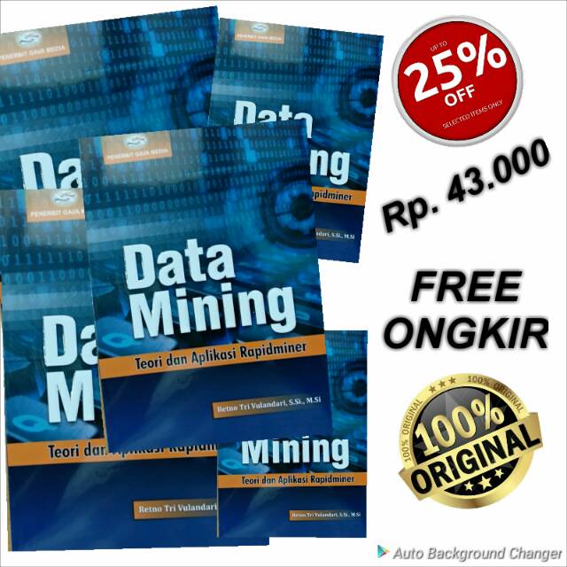 Jual BUKU DATA MINING TEORI DAN APLIKASI RAPIDMINER | Shopee Indonesia